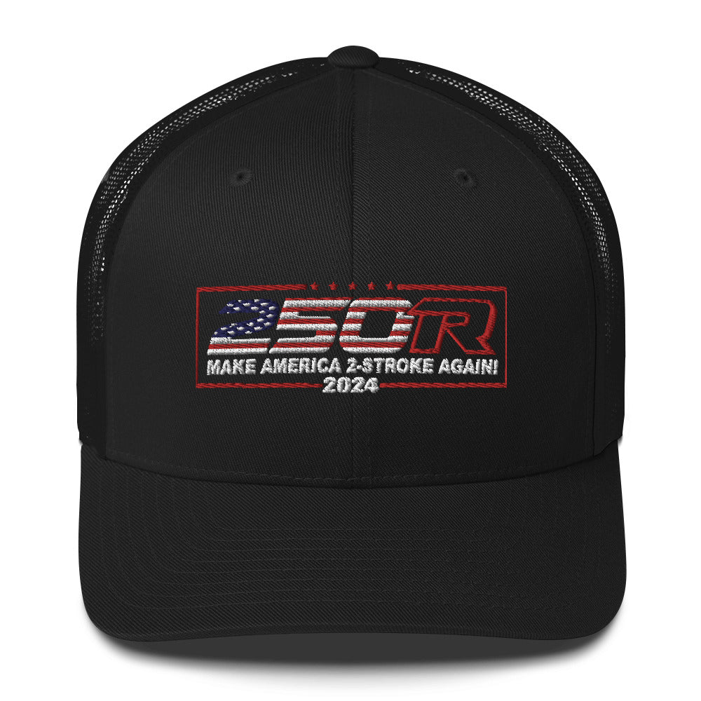 Make America 2 Stroke Again Flag Trucker Cap