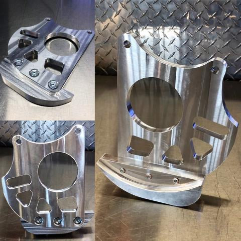 Rear Caliper Bracket & Rotor Guard