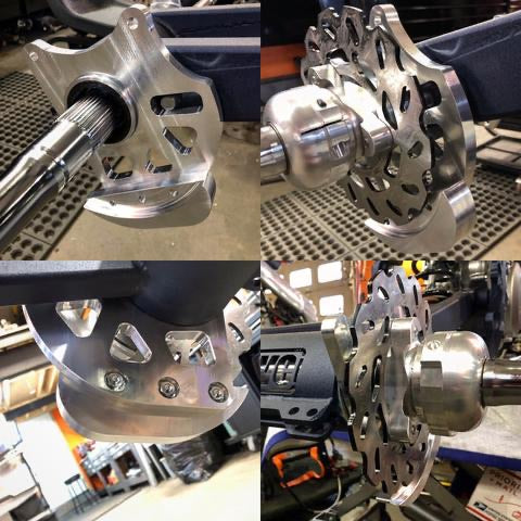Rear Caliper Bracket & Rotor Guard