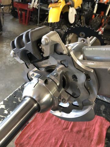 Rear Caliper Bracket & Rotor Guard