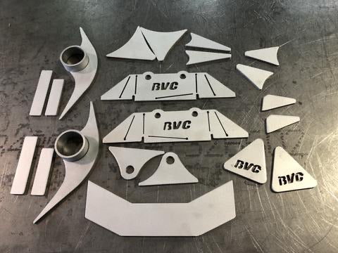 TRX250R Gusset kit w/ Front motor mounts