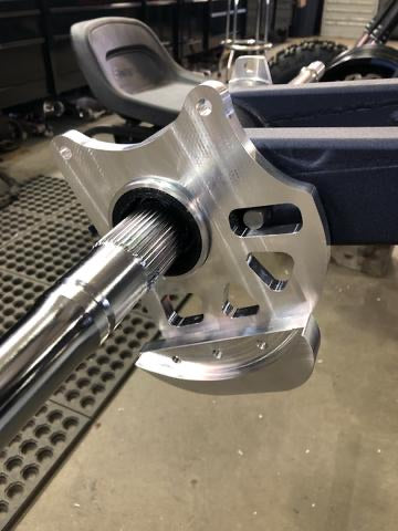 Rear Caliper Bracket & Rotor Guard